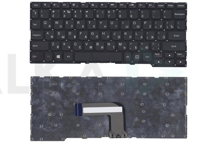 Клавиатура для ноутбука Lenovo Yoga 2 11 черная