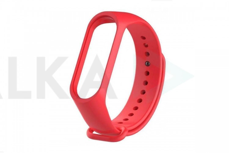 Ремешок силиконовый для XIAOMI MI Band 3/MI Band 4 цвет розовый