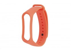 Ремешок силиконовый для XIAOMI MI Band 3/MI Band 4 цвет оранжевый