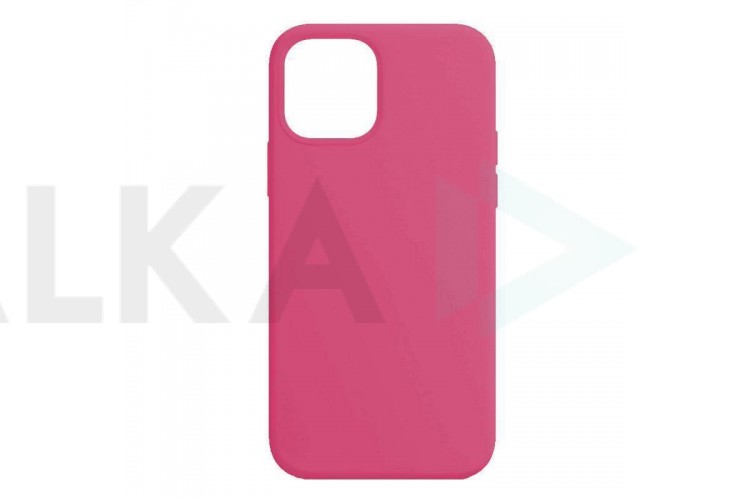 Чехол для iPhone 13 (6.1) Silicone Case Soft Touch (темная фуксия)