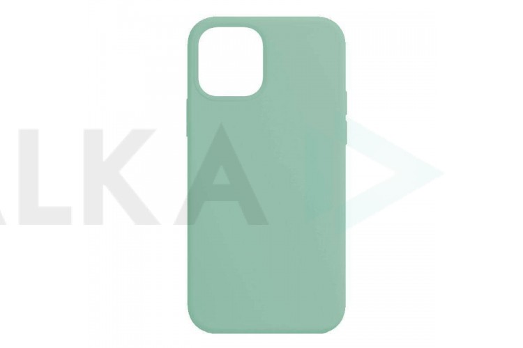 Чехол для iPhone 13 (6.1) Silicone Case Soft Touch (серо-зеленый)