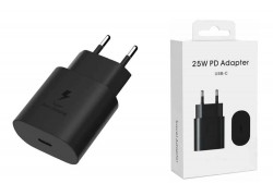 Сетевое зарядное устройство USB-C Samsung PD Adapter 25W (черный) (л.)