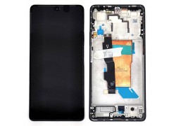 Дисплей для Xiaomi Poco F5 (23049PCD8G) в сборе с тачскрином + рамка (черный) 100%