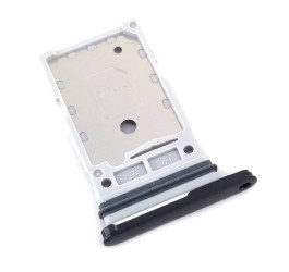 Держатель SIM для Samsung S901B/ S906B Galaxy S22/ S22 Plus (черный)