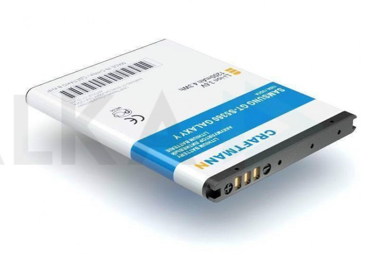Аккумуляторная батарея Samsung S5360 GALAXY Y 1200 mAh CRAFTMANN