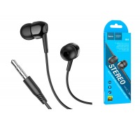 Наушники вакуумные проводные HOCO M99 Celestial universal earphones with microphone (черный)