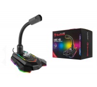 Микрофон для ПК игровой MARVO MIC-05, проводной, 1,5 метра, USB, чёрный