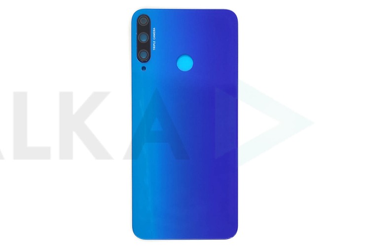 Задняя крышка для Huawei Honor 9C + стекло камеры (синий) + проклейка HQ