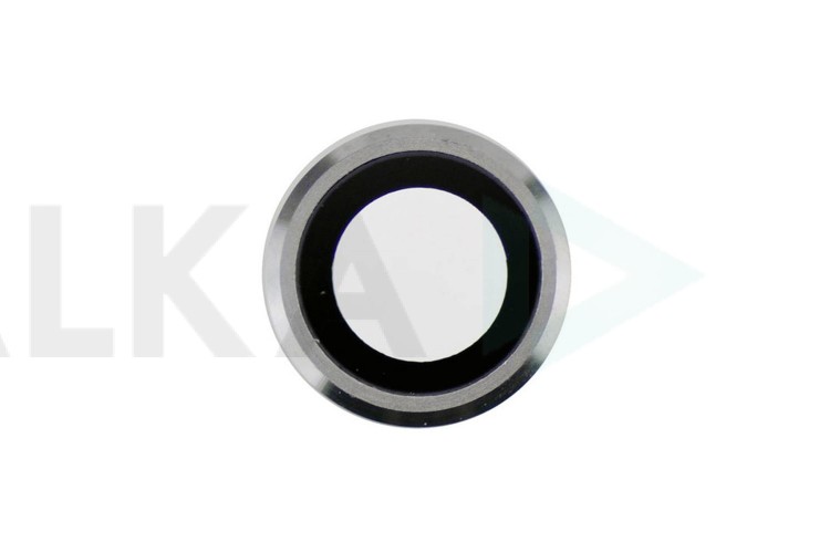 Стекло камеры для iPhone XR + рамка (белый)
