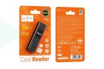 Картридер Card-Reader HOCO HB20 SD/microSD USB 2.0 черный