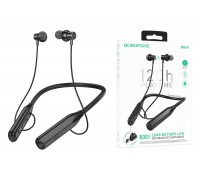 Наушники вакуумные беспроводные BOROFONE BE68 Cloud neck-mounted wireless earphones Bluetooth (черный)