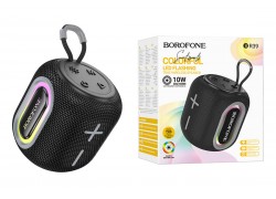 Портативная беспроводная колонка BOROFONE BR39 Kaya sports BT speaker (черный)