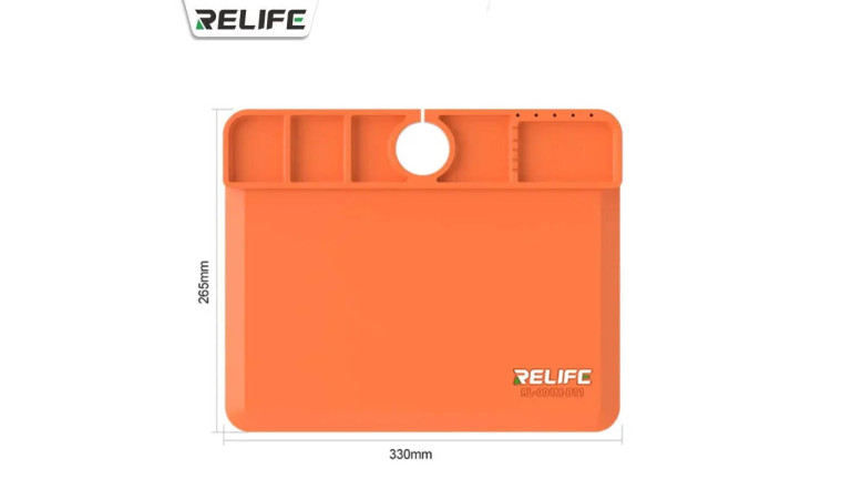 Силиконовый коврик под микроскоп RELIFE RL-004M-B11 (оранжевый)