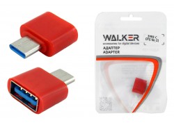 Переходник OTG Type-C - USB WALKER №01 пластиковый