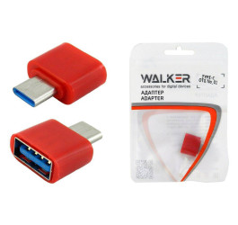 Переходник OTG Type-C - USB WALKER №01 пластиковый