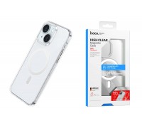 Чехол для телефона iPhone 15 Pro HOCO Primary series magnetic тонкий (прозрачный) (AS4)