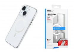 Чехол для телефона iPhone 15 Pro HOCO Primary series magnetic тонкий (прозрачный) (AS4)