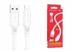 Кабель USB - Lightning BOROFONE BX81 2,4A (белый) 1м 