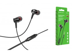 Наушники вакуумные проводные BOROFONE BM52 Revering universal earphones (черный)