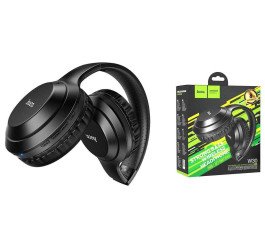 Наушники мониторные беспроводные HOCO W30 Fun move BT wireless headphones Bluetooth (черный)
