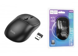 Мышь беспроводная HOCO GM25 Royal (USB, 2.4ГГц+ВТ, 10м) (черный)