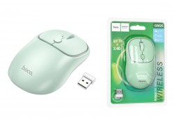 Мышь беспроводная HOCO GM25 Royal (USB, 2.4ГГц+ВТ, 10м) (зеленый)