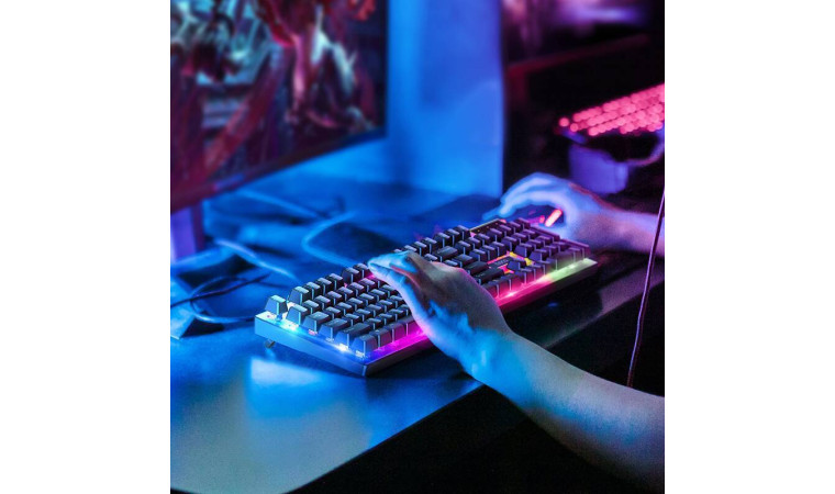 Комплект игровой проводной клавиатура+мышь HOCO GM18 с подсветкой RGB (черный) Комплект игровой проводной клавиатура+мышь HOCO GM18 с подсветкой RGB (черный)