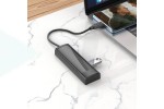 Разветвитель USB-C HUB HOCO HB41 Easy safety 4-in-1 Adapter(Type-C to USB2.0*4)(L=0.2M) (черный)