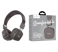 Наушники мониторные беспроводные HOCO W56 Earl BT headphones Bluetooth (коричневый)