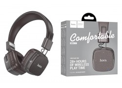 Наушники мониторные беспроводные HOCO W56 Earl BT headphones Bluetooth (коричневый)