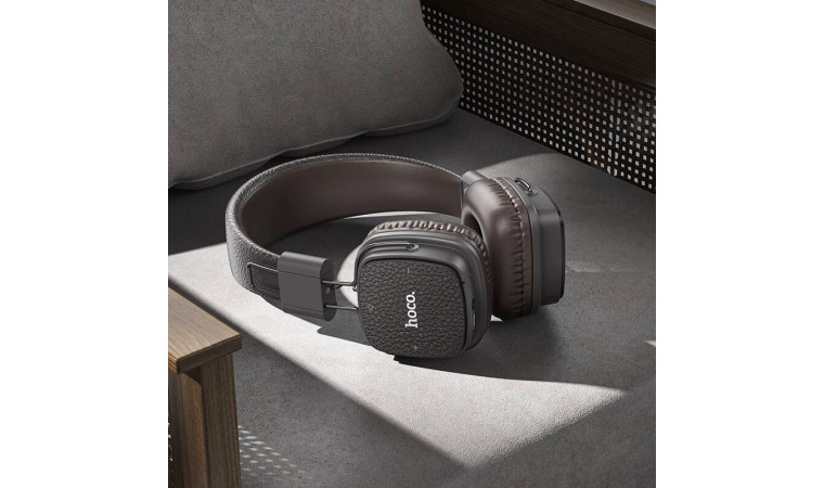 Наушники мониторные беспроводные HOCO W56 Earl BT headphones Bluetooth (коричневый) Наушники мониторные беспроводные HOCO W56 Earl BT headphones Bluetooth (коричневый)