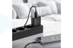 Сетевое зарядное устройство USB + кабель Type-C HOCO C140A Smart QC3.0 (белый)