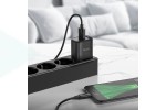 Сетевое зарядное устройство USB + кабель MicroUSB HOCO C140A Smart QC3.0  (черный)