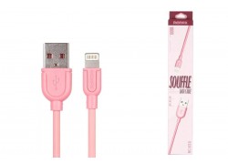 Кабель USB - Lightning REMAX SOUFFLE Series (розовый) (в блистере)