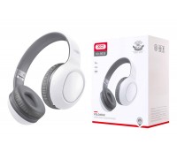 Наушники мониторные беспроводные XO BE35 bluetooth headset White+Grey