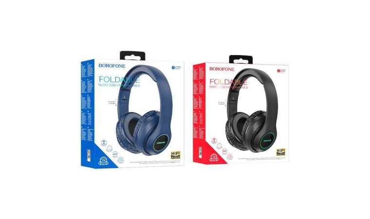Наушники мониторные беспроводные BOROFONE BO17 wireless headset Bluetooth (черный) Наушники мониторные беспроводные BOROFONE BO17 wireless headset Bluetooth (черный)