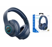 Наушники мониторные беспроводные BOROFONE BO17 wireless headset Bluetooth (синий)
