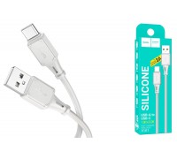 Кабель USB - USB Type-C HOCO X101, 2,4A (серый) 1м