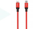 Кабель USB Type-C - Lightning HOCO X14 (красный) 3м (в оплетке)