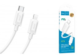 Кабель USB Type-C - Lightning HOCO X37 3A PD20W (белый) 1м