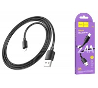 Кабель USB - Lightning HOCO X96, 2,4A (черный) 1м