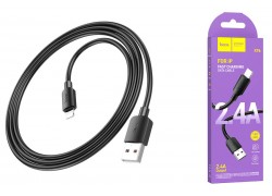 Кабель USB - Lightning HOCO X96, 2,4A (черный) 1м