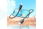 Кабель USB - Lightning HOCO X96, 2,4A (черный) 1м