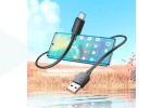 Кабель USB - USB Type-C HOCO X96 6A 100W Fast (черный) 0,25м