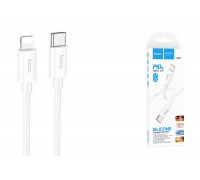 Кабель USB Type-C - Lightning HOCO X87 Magic (белый) 1м (силиконовый)