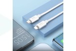 Кабель USB Type-C - Lightning HOCO X87 Magic (белый) 1м (силиконовый)