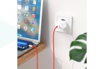 Кабель USB Type-C - Lightning HOCO X87 Magic (белый) 1м (силиконовый)