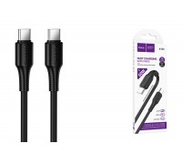 Кабель Type-C - Type-C HOCO X120 Beneficio 60W (черный)