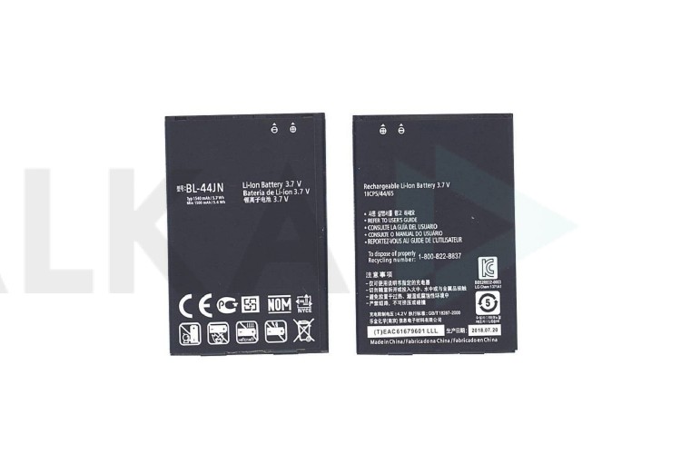 Аккумулятор BL-44JN для телефона LG P970, L5, P690, E730, E510 (NY)