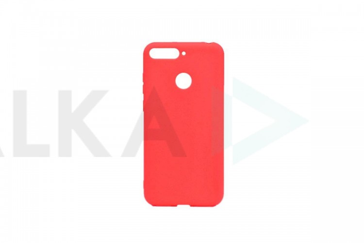 Чехол для Xiaomi Mi 8 Lite тонкий (красный)